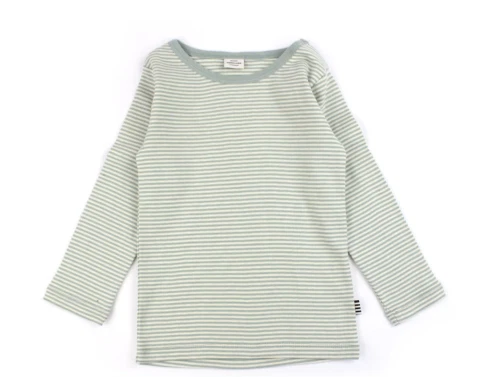 Mads Nørgaard jadeite/seedpearl mini stribet t-shirt Tobinino